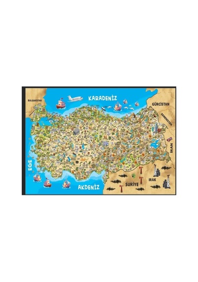 Türkiye Kültür Haritası 100.yıla Özel Puzzle 260 Parça