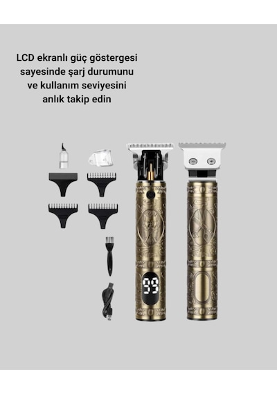 Daling Profesyonel Tıraş Makinesi Islak Ve Kuru Kullanım