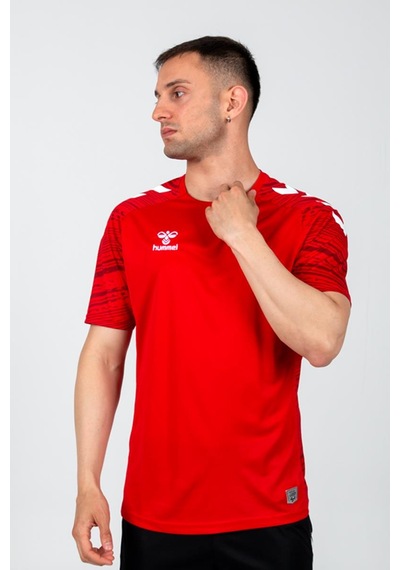Hummel Line Antrenman Tişört Kırmızı