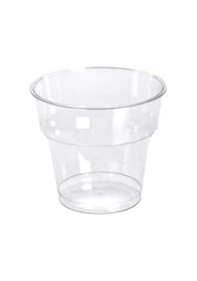 Poppy Şeffaf Plastik Kristal Bardak - 180 Cc. - 180 Ml. - 25 Adetlik 5 Paket