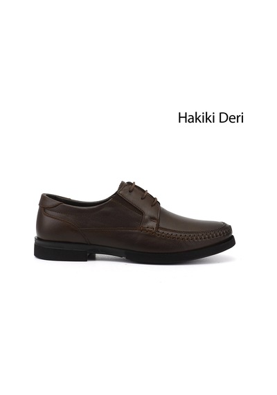 Diğer Erkek Kahve Antik Bağcıklı Hakiki Deri Klasik Ayakkabı Ddma73542356
