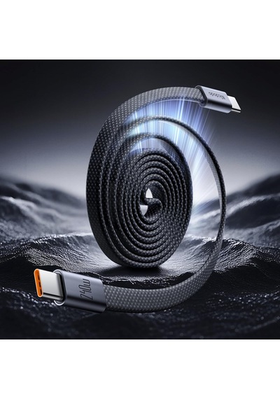 Ca-9900 Usb-c To Usb-c 240w Manyetik Ultra İnce Hızlı Şarj Kablosu 1m Standart