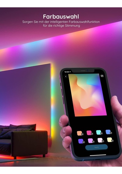 Govee Led Şerit, Rgbıc Led Şerit 20m, Müzik Senkronizasyonu, Segment Kontrolü, Renk Değişimi, 64 Sahne Modu, Uygulama Aracılığıyla Kontrol Edilebilir, Parti, Ev, Yatak Odası, Tv İçin, 2 Rulo 10m Siyah Govee Led Şerit, Rgbıc Led Şerit 20m, Müzik Senkronizasyonu, Segment Kontrolü, Renk Değişimi, 64 Sahne Modu, Uygulama Aracılığıyla Kontrol Edilebilir, Parti, Ev, Yatak Odası, Tv İçin, 2 Rulo 10m Siyah
