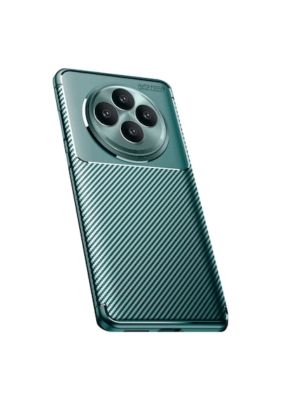Oppo Reno 11 Uyumlu Fs Kılıf Auto Focus Karbon Kapak - Koyu Yeşil