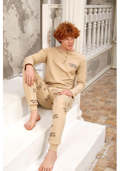 Gd Goldoremi 5355 Erkek Uzun Kollu Pijama Takımı 001