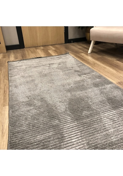 Hoom Rugs Fresh Cool 402 Yıkanabilir Gri Modern Halı Gri
