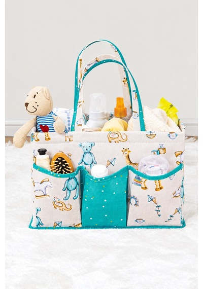 Baby Bakım Çantası & Organizer Erkek Mavi & 30x20x21 Cm Çok Renkli - 930617945 Çok Renkli