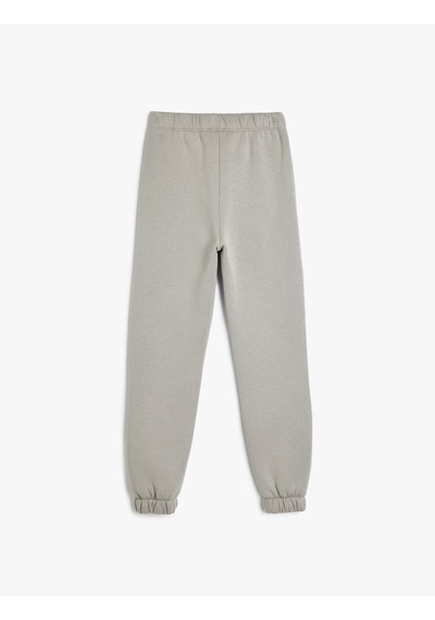 Koton Beli Lastikli Basic Jogger Eşofman Altı Gri 5wkg40329ak Gri