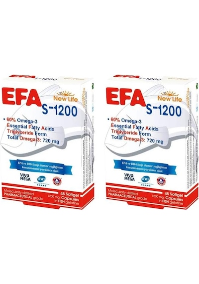 Newlife Efa S-1200 45 Softjel 2 Adet