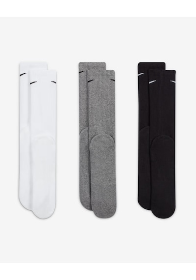 Nike Sx6888-964 Everyday Plus Destekli Antrenman Crew Çorapları 3 Çift Cok Renklı