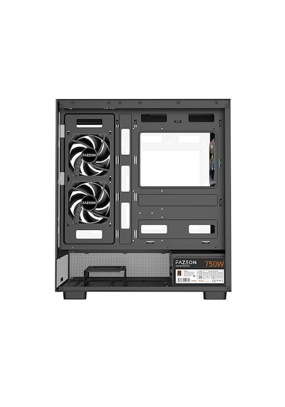 Fazeon F17 750w 80plus Bronze 3x120mm Argb Fanlı Atx Siyah Bilgisayar Kasası