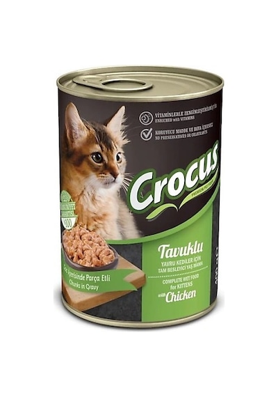 Crocus Tavuk Etli Yetişkin Kedi Maması 400 G