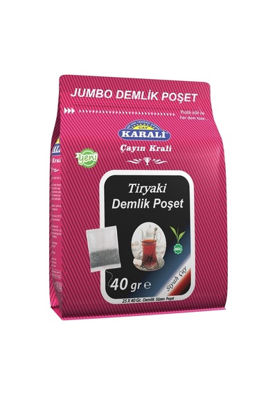 Karali Tiryaki Demlik Poşet 25 Li 40 Gr