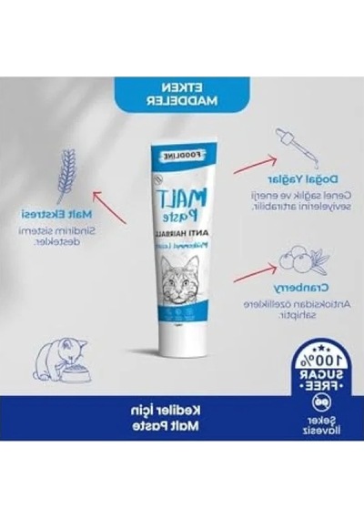 Tüy Yumağı Önleyici Kedi Malt Macunu 100 Gr
