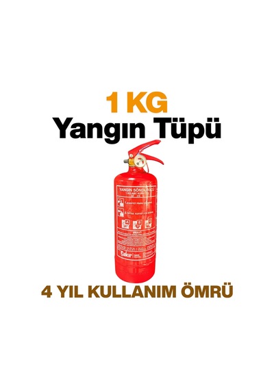 Eva Trafik Seti Plus - 1 Kg Yangın Tüpü - 4 Yıllık - Gri - Silver Paket