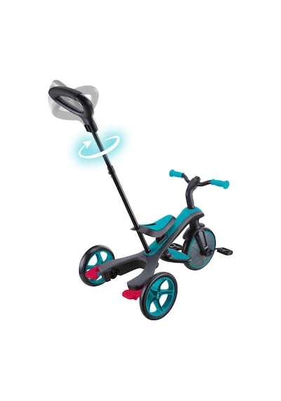 Globber Explorer 4in1 Trike Bisiklet - Mavi Beyaz