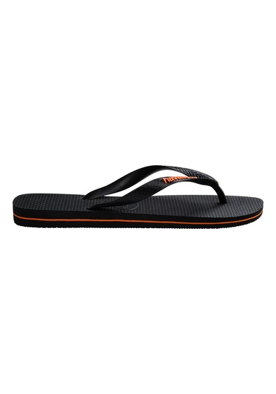 Havaianas Logo Filete Unisex Siyah Terlik 4108555-9456 Siyah - Turuncu