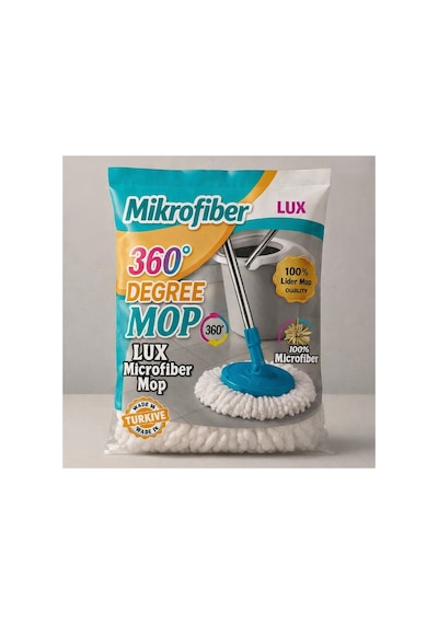 Luxmop 360 Mikrofiber Yedek Mop