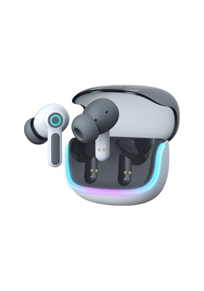 Enc Gürültü Engellemeli Pro Bluetooth Kulaklık 4 Mikrofon, İos Android Uyumlu, Bt 5.3 Premium Bass Rgb Işıklı Beyaz - 889074112