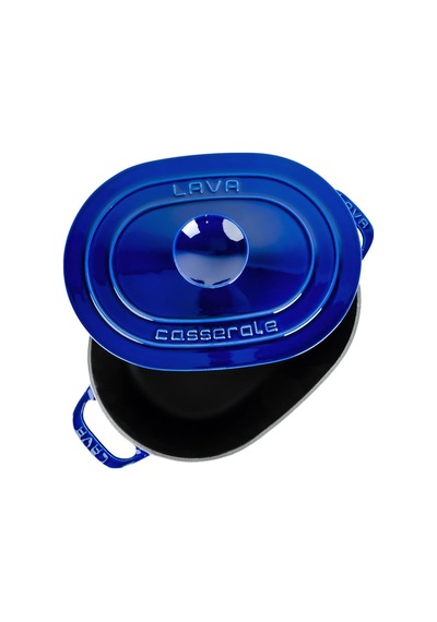 Lava Döküm Oval Tencere Döküm Demir Kapak Experience Majolik Serisi Ölçü 24x33cm 001