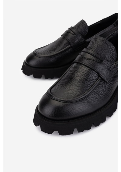 Valmenti Erkek Hakiki Deri Siyah Loafer Ayakkabı 1093 1902 Erk Ayk Sk25-26 Sıyah Ir Fltr Siyah