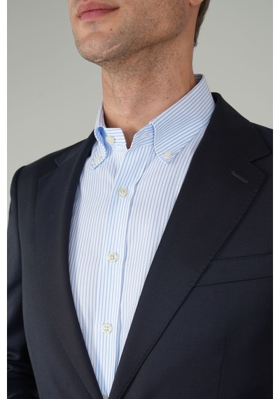 Bisse Comfort Fit Lacivert Dokuma Mono Yaka Çift Yırtmaçlı 6 Drop Yün Blazer Erkek Ceket Pck24knos001 C39 Lacivert Bisse Comfort Fit Lacivert Dokuma Mono Yaka Çift Yırtmaçlı 6 Drop Yün Blazer Erkek Ceket Pck24knos001 C39 Lacivert