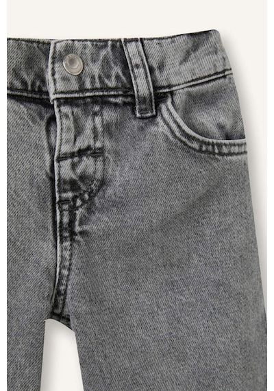 Defacto %100 Pamuk Wıde Leg Pamuklu Pantolon Kız Bebek H2200a526hsnm55 Gri-nm55