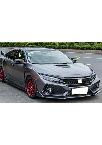 Honda Civic Fc5 2016 ve Üzeri Yarasa Ayna Kapağı (pb - ithal)