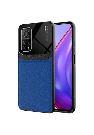 Xiaomi Mi 10T Pro Kilif Lens Deri Görünümlü Tpu Kapak 470545383
