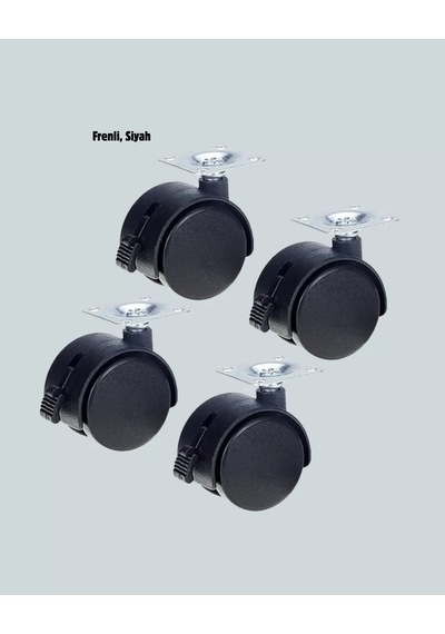 Kilitli Mini Tekerlek Ayak 4 Cm 4 Lü Set Belirtilmemiş