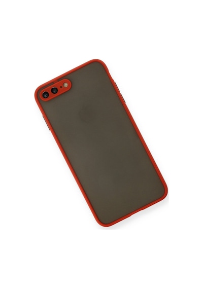 Apple iPhone Uyumlu 7 Plus - Kılıf Montreal Silikon - Kapak - Kırmızı