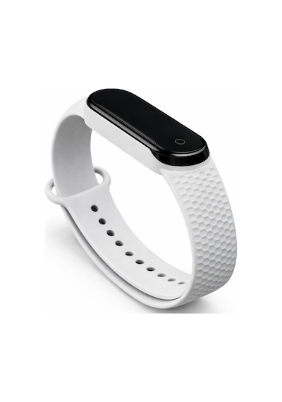 Xiaomi Mi Band 3 4 5 6 7 İle Uyumlu Saat Kayışı Düz Desenli Ent Kaliteli Xiaomi Mi Band 3 4 5 6 7 İle Uyumlu Elmas Delikli Saat Kontrast Renkli Termoplastik Kordon Çok Renkli