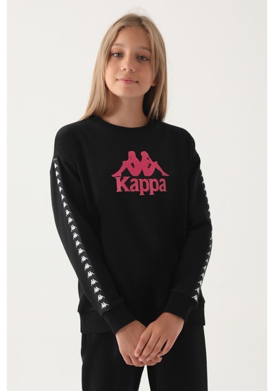 Kappa Kız Çocuk Siyah Sweatshirt 5274-41917 Siyah