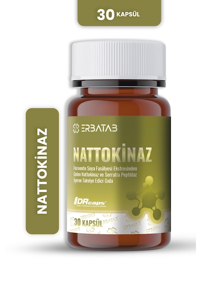 Erbatab Nattokinaz Takviye Edici Gıda 30 Kapsül
