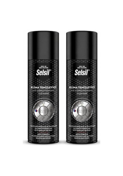 Selsil Klima Temizleyici Sprey 150 Ml Araç Klima Koku Giderici Limon Kokulu 2 Adet Genel