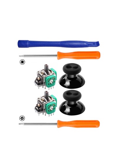 Xbox One Analog Motor Topuz 2+2 T6 T8 Tornavida Ayırıcı Tamir Set Xbox One Kol Yedek Parça