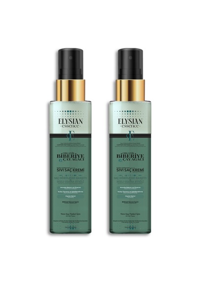 Elysian Essence Biberiye & Çay Ağacı Sıvı Saç Kremi 2'li Set