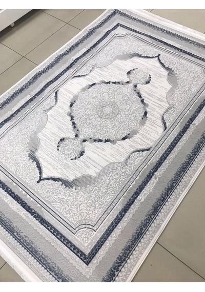 Liparis Halı Toscana 314gm Serisi Triko Akrilik Salon Oturma Yatak Odası Halısı Gri - Mavi