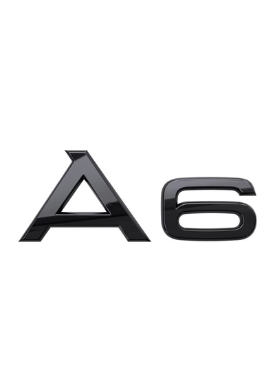 Audi Sport A6 Bagaj Amblemi - Siyah