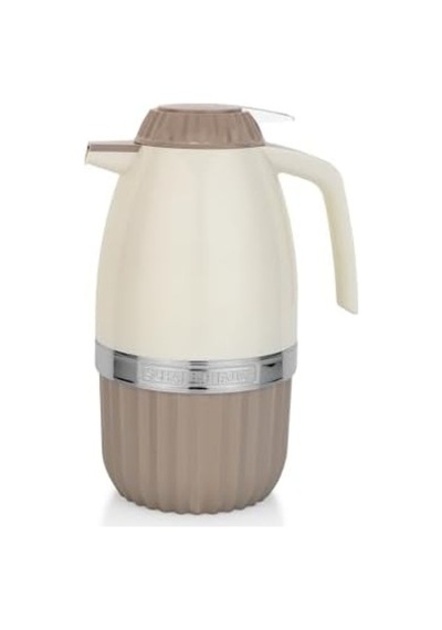 Hause 2 Litre Cam Termos-bej Açık Beyaz