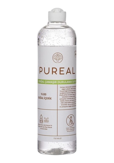 Pureal Doğal Çamaşır Durulama Suyu - Hassas Ve Çok Hassas Ciltlere Özel 750 Ml Tekli