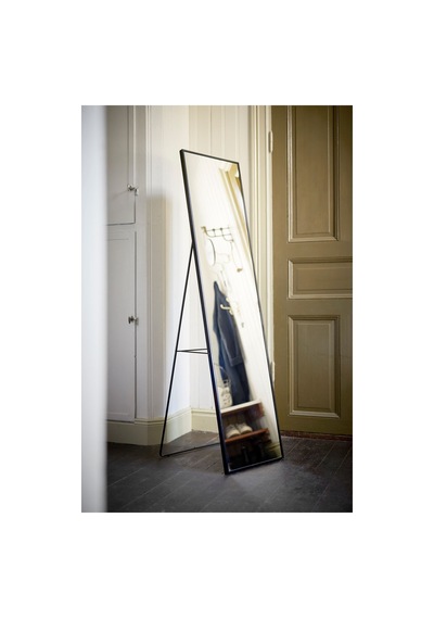 Ikea Karmsund Ayaklı Boy Aynası 40x167 Cm Siyah