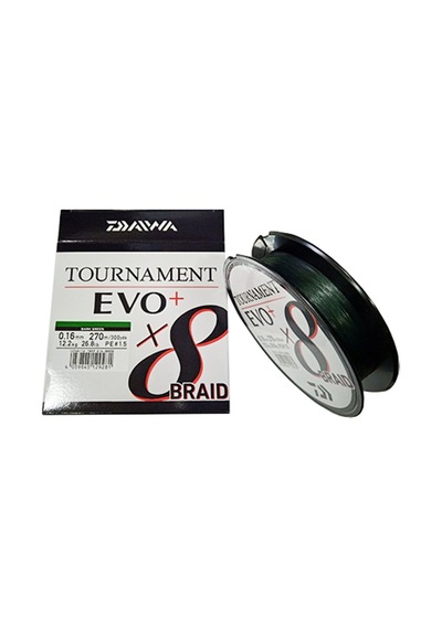 Daiwa Tournament Evo+ 8B Dark Green Ip Misina 270Mt