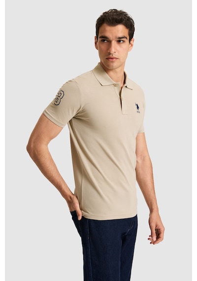 U.S. Polo Assn. U.s. Polo Assn. Erkek Açık Haki Tişört Basic 50326920-vr183 Acık Hakı