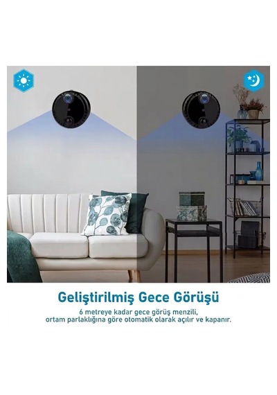 Mini Kamera & Mini Güvenlik Kamerası Hd Gece Görüşlü