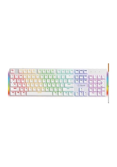 North Shield White Red Switch Türkçe Q Rgb Beyaz Mekanik Gaming Klavye Diğer