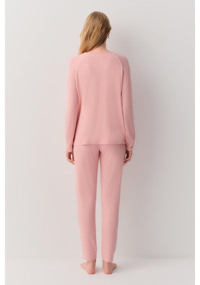 Suwen Lia Sport Pijama Takımı Sh26242660s142 Gül Rengi