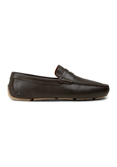 Deery Erkek Hakiki Deri Haki Penny Loafer - E0920mhakc01