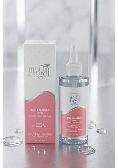 Skın Balancer Tonik 200 Ml Tüm Cilt Tipleri İçin Aydınlatıcı Ve Nem Dengeleyici Yüz Toniği Vitamin C + Red Algae