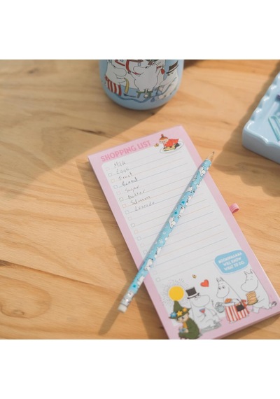Lexroo Not Defteri Küçük Moomin Moments - Alışveriş Listesi Manyetik Buzdolabı
